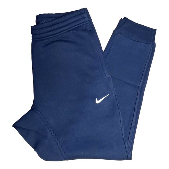 Nike Men's Sweatpants, Color:Navy, Size M Waist Elastic with Drawstring, Swoosh